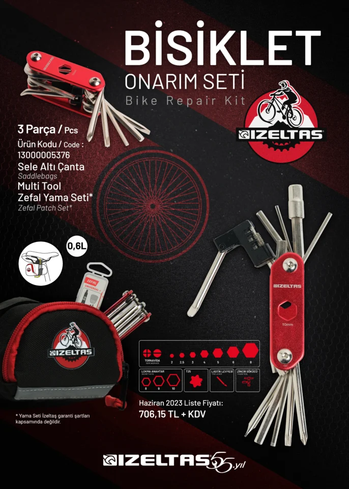 BISIKLET ONARIM SETI 3 PARCA